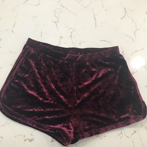 Red Velvet Shorts